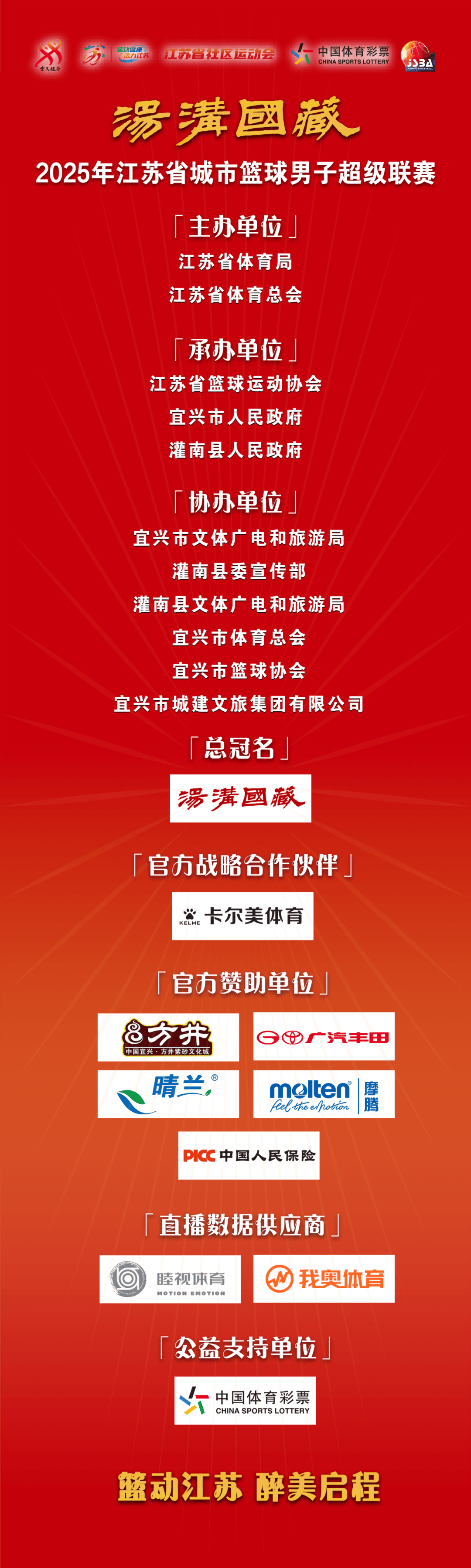 “汤沟国藏杯”2025年江苏省城市篮球男子超级联赛即将开赛