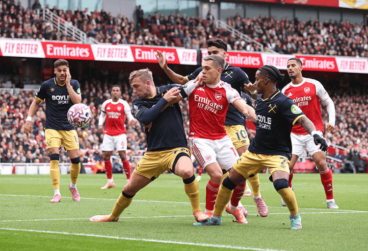 阿森纳2-0西汉姆联 萨卡、赖斯建功